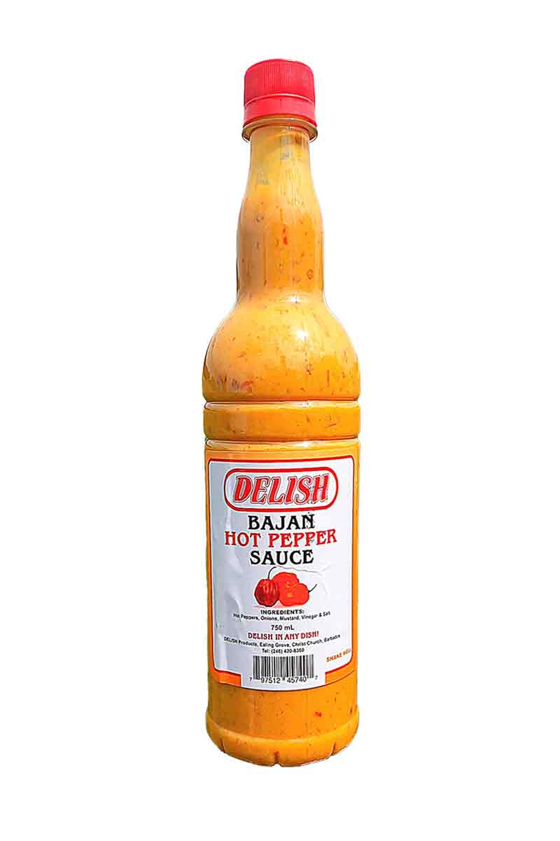 Delish Bajan Hot Pepper Sauce 750ml